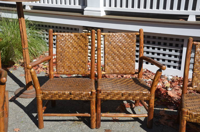 American Old Hickory Ranch Porch Seating