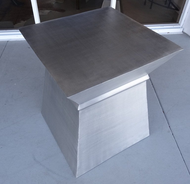 Monolithic Dining Table Base Style of Brancusi