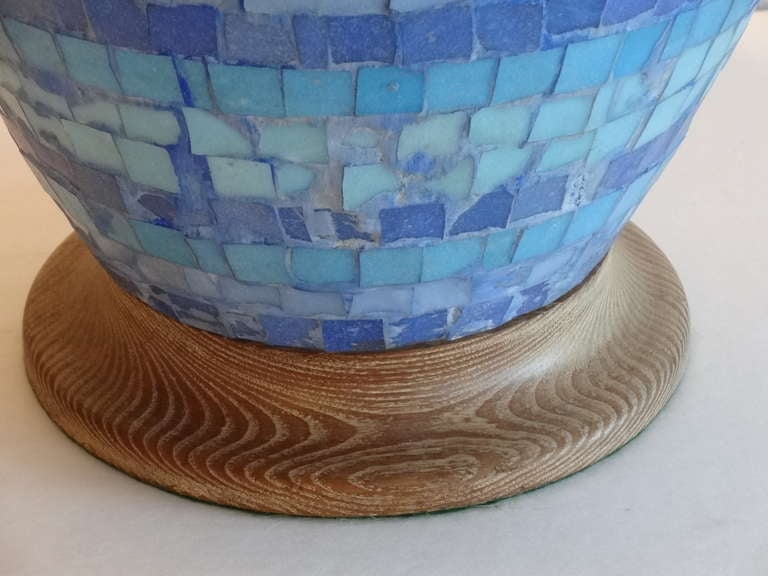 Monumental 1950's Italian Tile Lamp 1