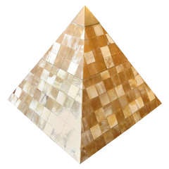 Italian Pyramid Horn Box 1970s