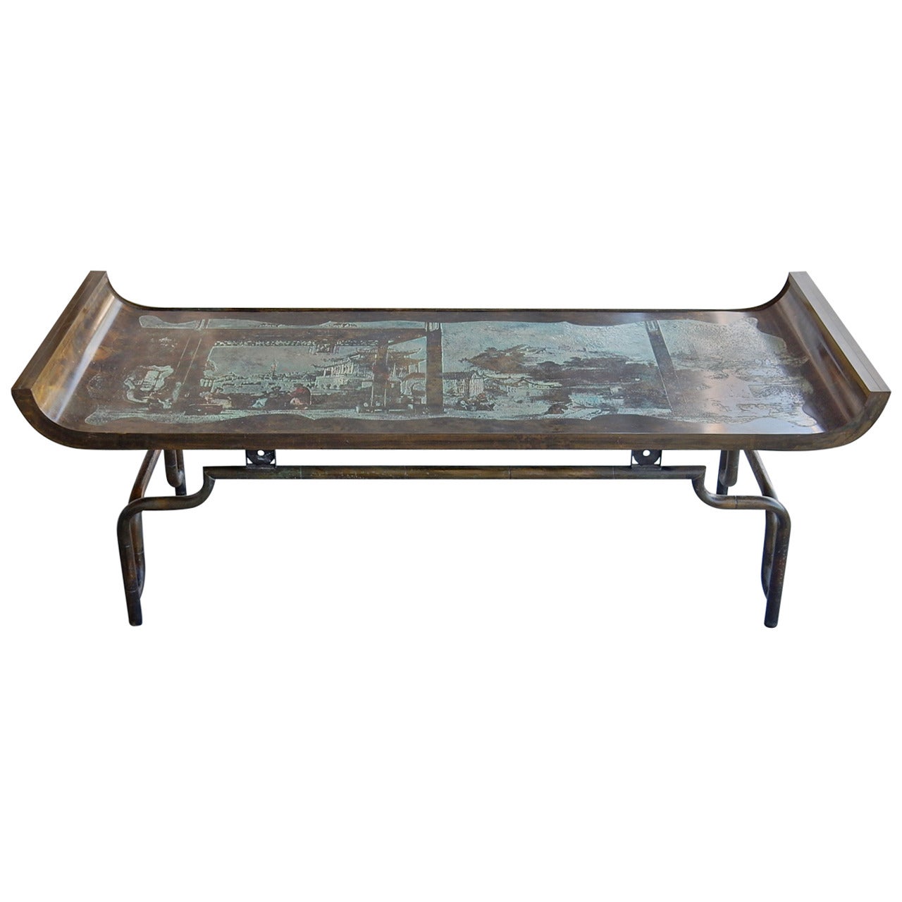 Imperial Palace Coffee Table by Philip and Kelvin LaVerne at 1stDibs