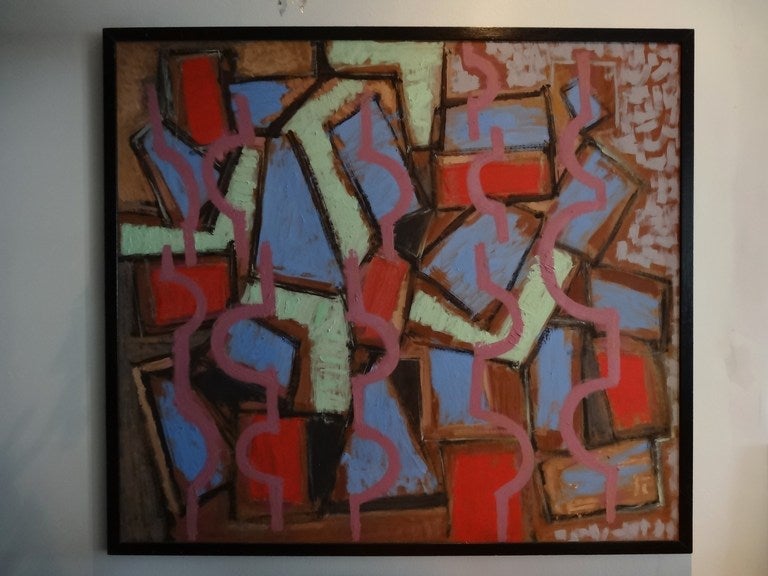 Large Abstract Painting by Ben Wilson