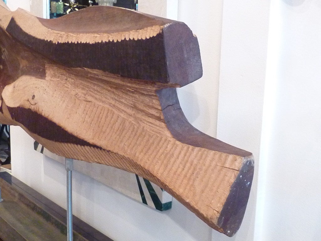 Mid Century Wood Sculpture 3