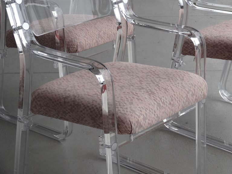 4 Stunning Lucite Chairs at 1stDibs