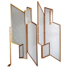 Unique Kinetic Room Divider Sculptural Screen