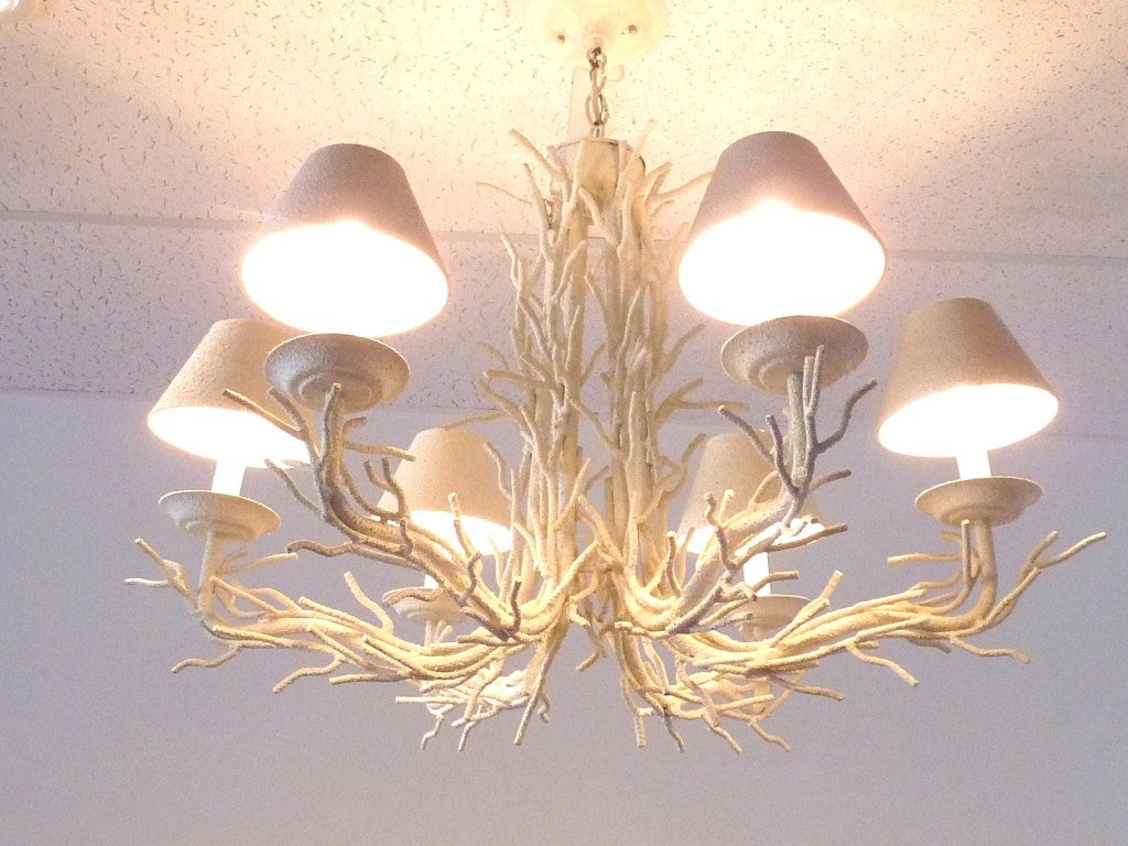 American Coral Chandelier