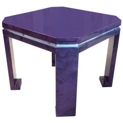 Goat Skin Dining or Games Table