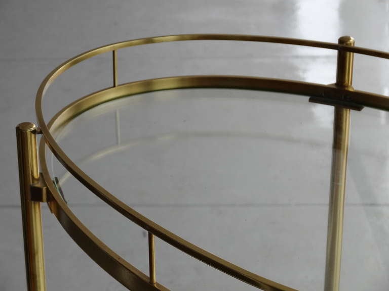 American Brass Bar Cart by Maxwell-Phillip