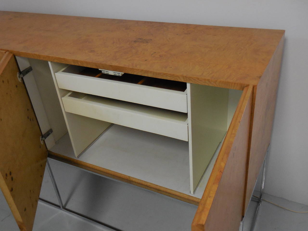 Late 20th Century Minimalist Sideboard Cabinet by Milo Baughman