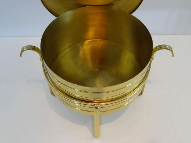Mid-20th Century Tommi Parzinger Brass Centerpiece
