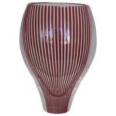 Murano Art Glass Vase by Lino Tagliapietra