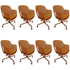 Vintage Eight Chairs by Ward Bennett