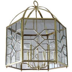 Large 1940s Carriage Chandelier