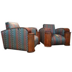 South African Art Deco Club  Chairs