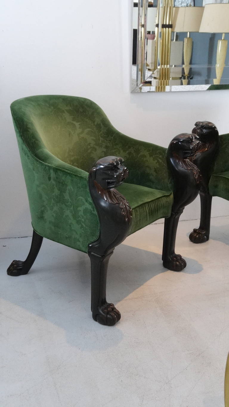 American Sublime Pair of Chairs by Baker