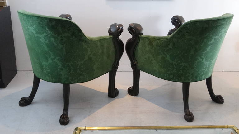 Late 20th Century Sublime Pair of Chairs by Baker