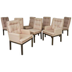 8 Bronze Dining Chairs by Mastercraft