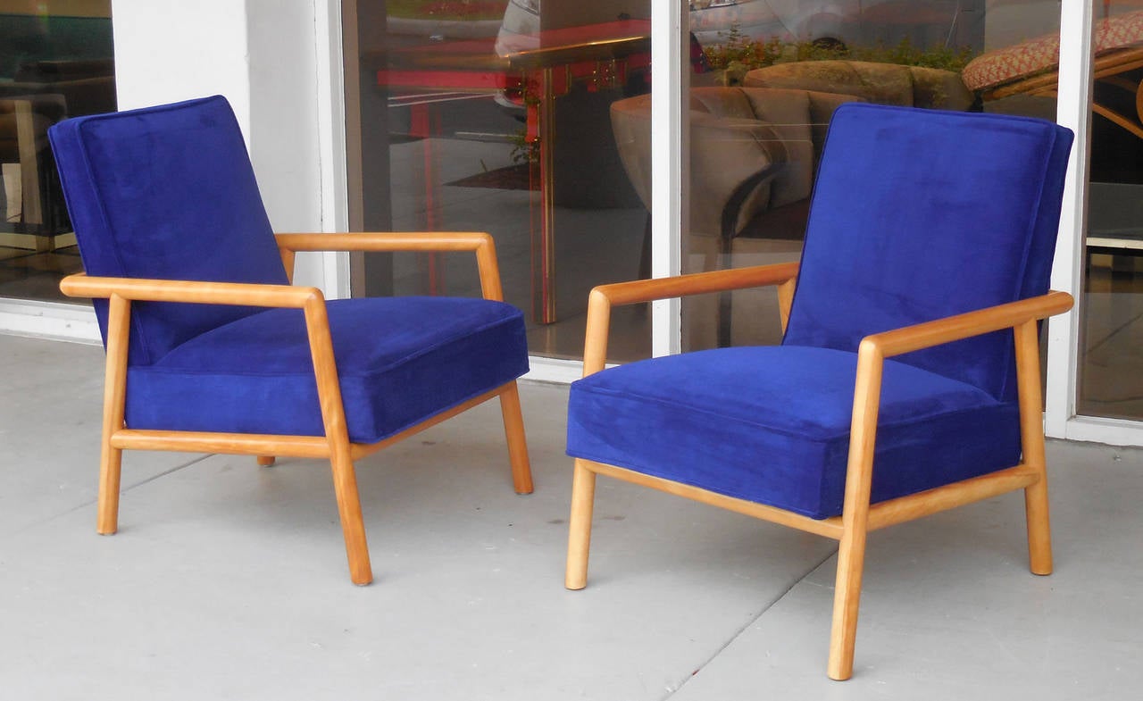 Pair of Lounge Chairs by Robsjohn Gibbings for Widdicomb 1