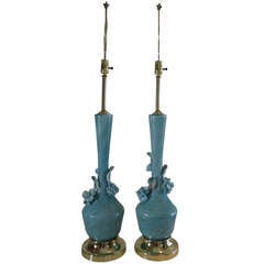 Pair of Murano Art Glass Lamps, 1960s