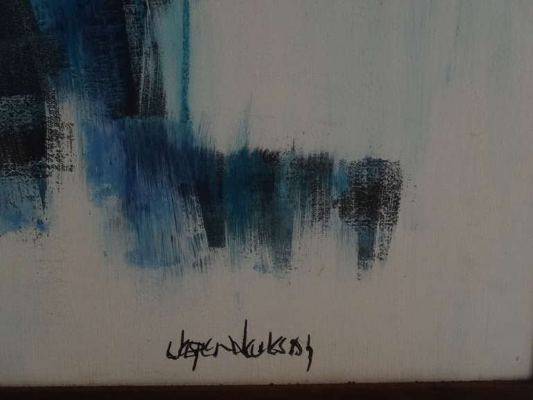 Large Abstract Painting by Jasper Jackson, 1960s In Excellent Condition In Miami, FL