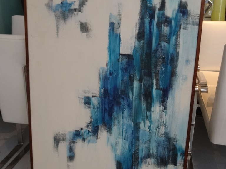 American Large Abstract Painting by Jasper Jackson, 1960s