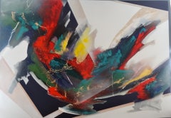 Monumental Abstract Expressionist Painting