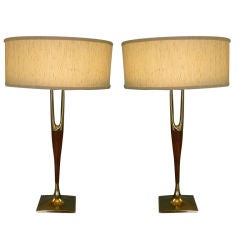 Pair of Laurel Lamps