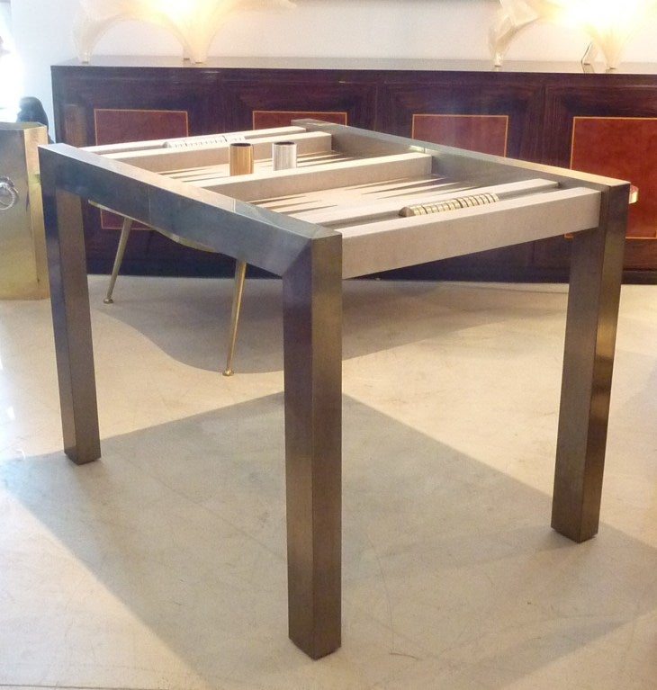 Italian Pace Backgammon Table Set by Mariani