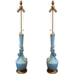Pair of Murano Lamps by Marbro