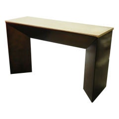 Minimalist Geometric  Metal Console