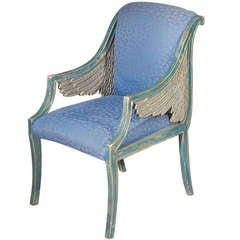 Carved Wing Armchair