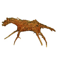 Deborah Butterfield Wall Mounted Sculpture 3