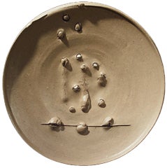 Peter Voulkos: Classic Wall Plate with porcelain pass-throughs