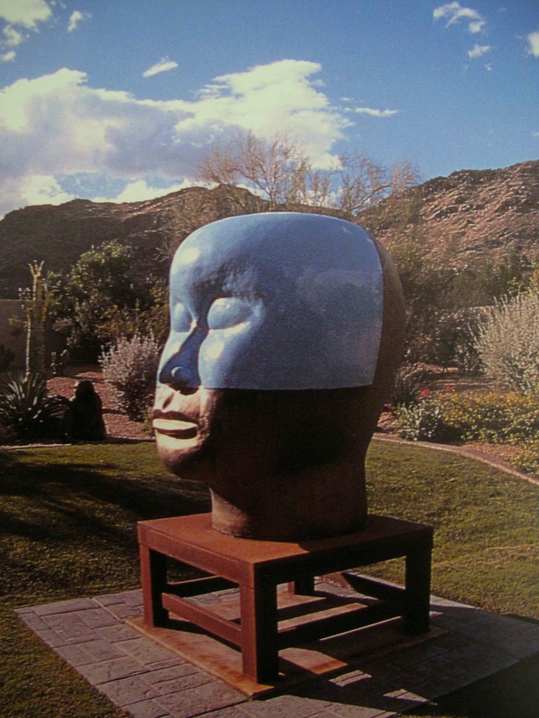 Glazed Jun Kaneko - Giant Head.