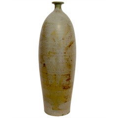 Peter Voulkos - Important Black Mountain College Tall Bottle Vase