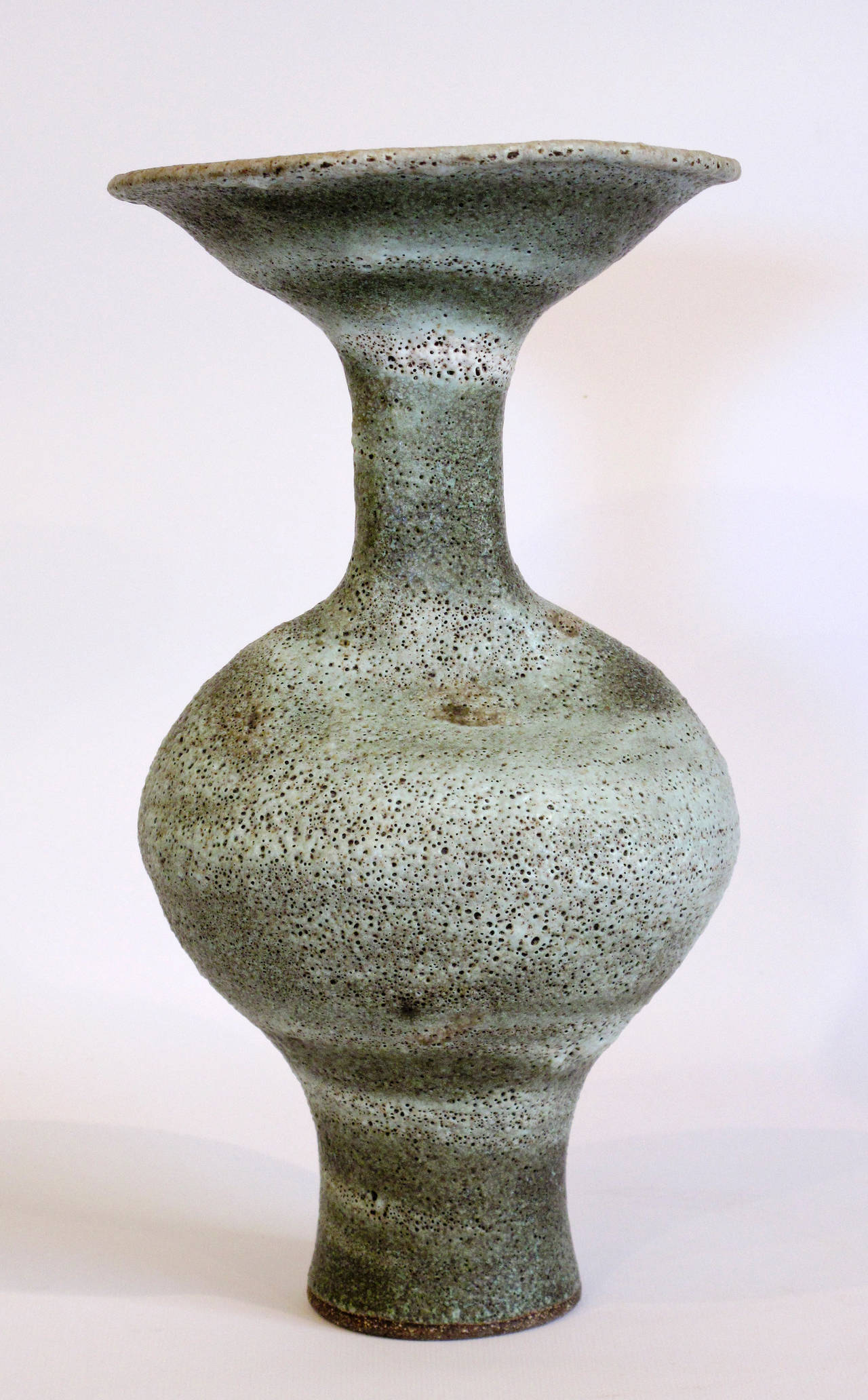 Mid-Century Modern Lucie Rie Elegant Large Vase with Flaring Lip