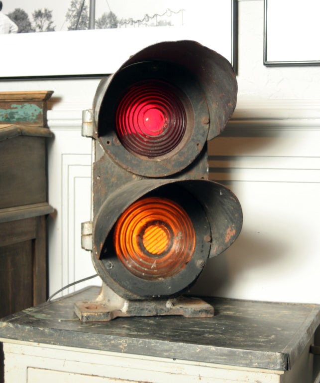 American Vintage  Railroad Track Light For Sale