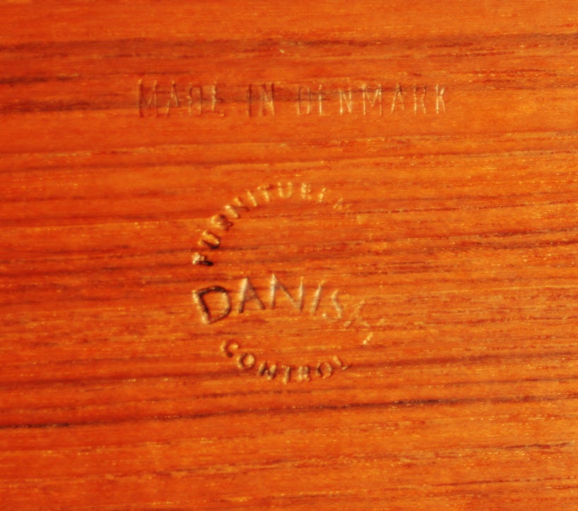 Teak Mid Century Danish Control Tea/Serving Cart
