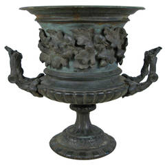 19th Century Small Bronze Urn