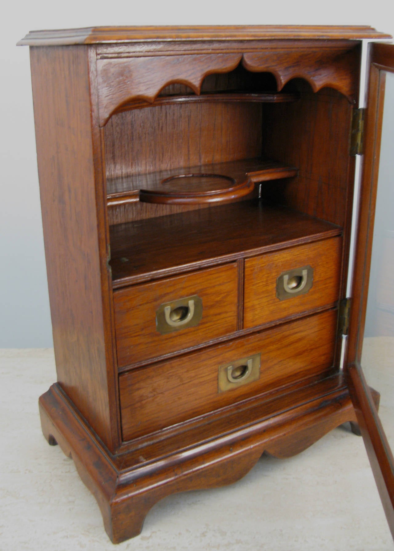 Early 20th Century Anglo-Indian Teak Cabinet, circa 1900s For Sale