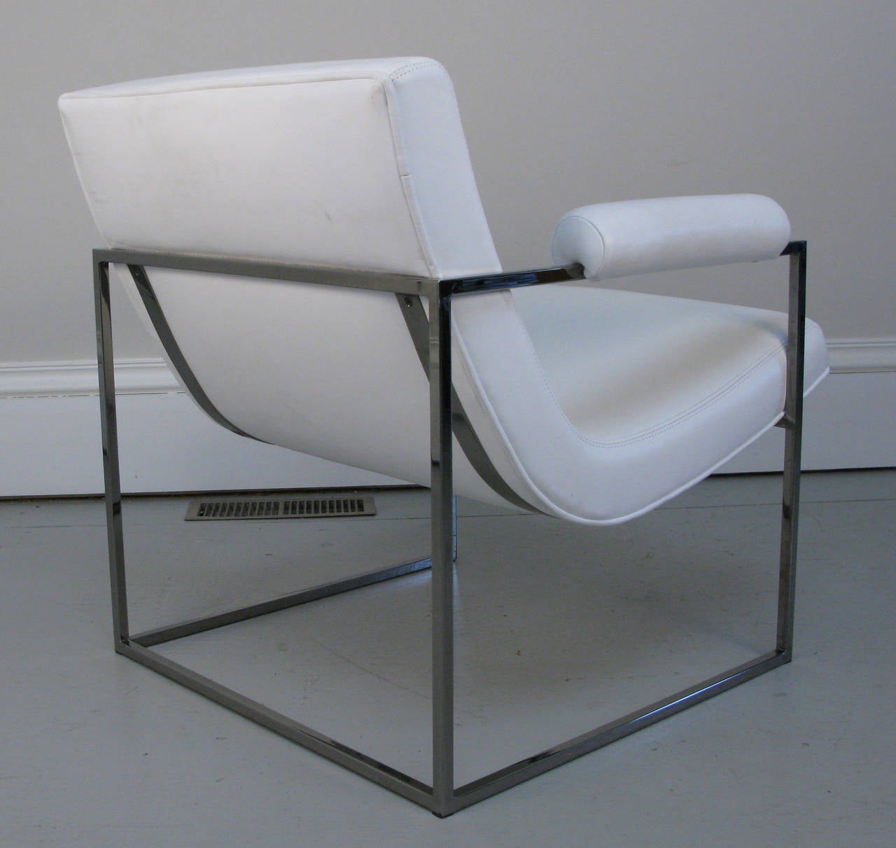 Modern 1970s Leather Lounge Chair by Milo Baughman for Thayer Coggin