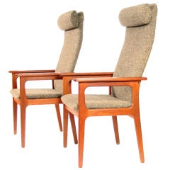 Pair of Modern Danish Lounge Chairs