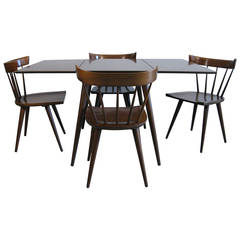 Paul McCobb Dining Table and Four Chairs for Planner Group