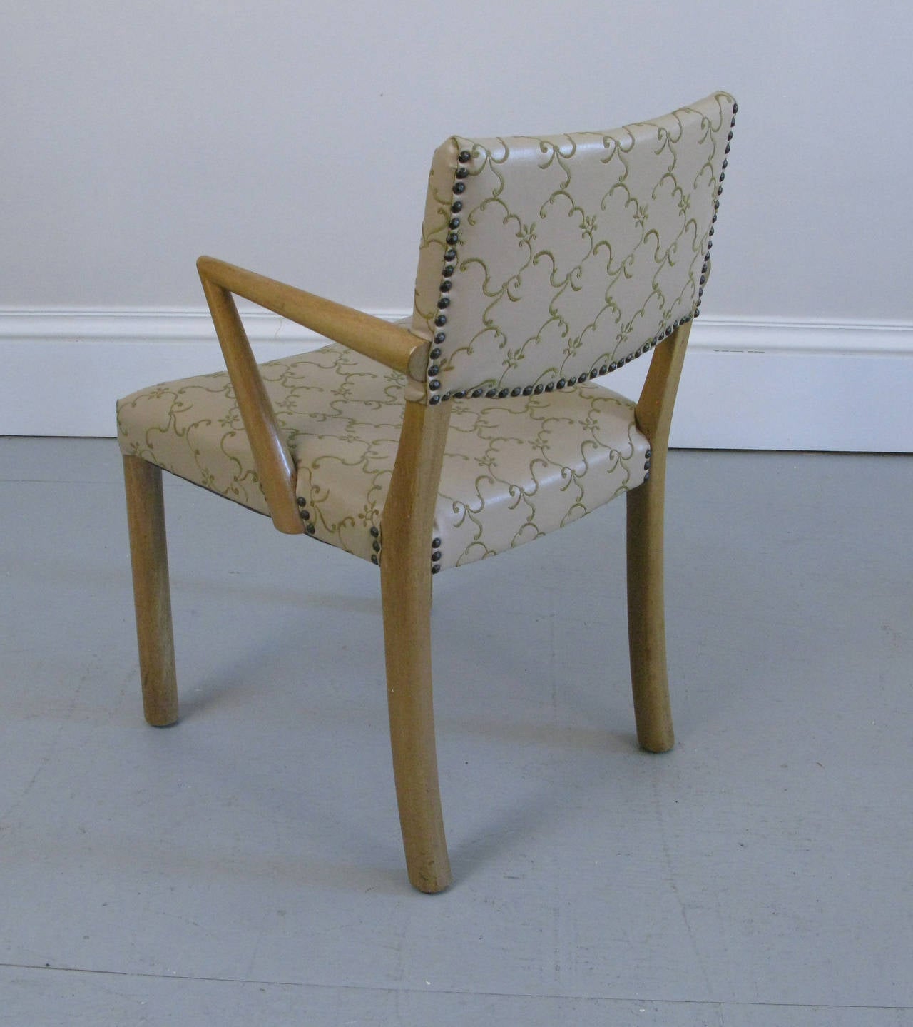 Bleached Six 1950s Edward Wormley for Dunbar Dining Chairs