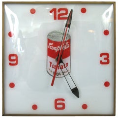Retro 1960's Advertising Campbell Soup Clock