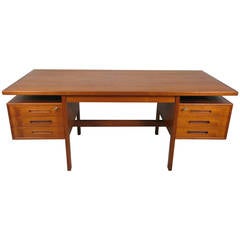 Mid-Century Large Danish Teak Desk