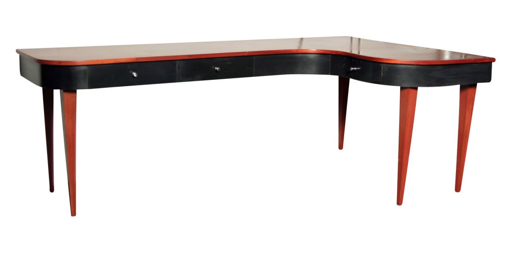 Modern Corner Desk vintage mid century modern curved corner desk at 1stdibs Modern Corner Desk vintage mid century modern curved corner desk at 1stdibs