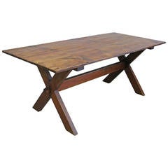 1940s American Trestle Table