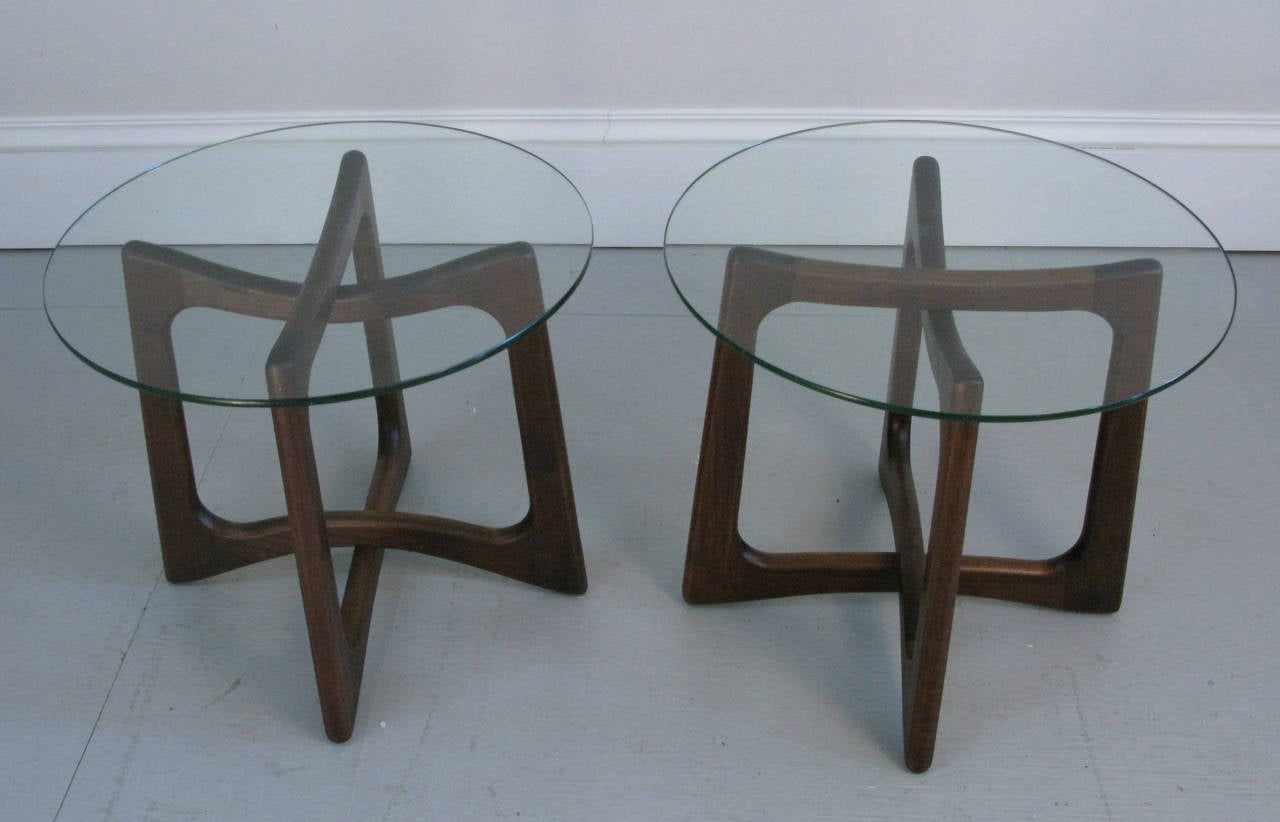Mid-Century Modern Pair of Mid-Century End Tables by Adrian Pearsall