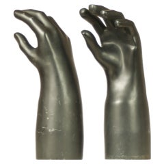 Pair of Industrial Glove Molds